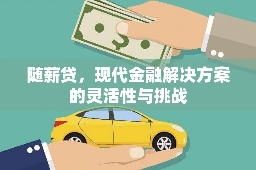 旬阳随薪贷，现代金融解决方案的灵活性与挑战