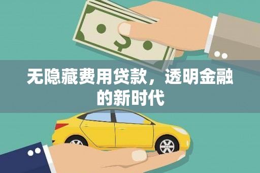 旬阳无隐藏费用贷款，透明金融的新时代