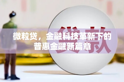 旬阳微粒贷，金融科技革新下的普惠金融新篇章