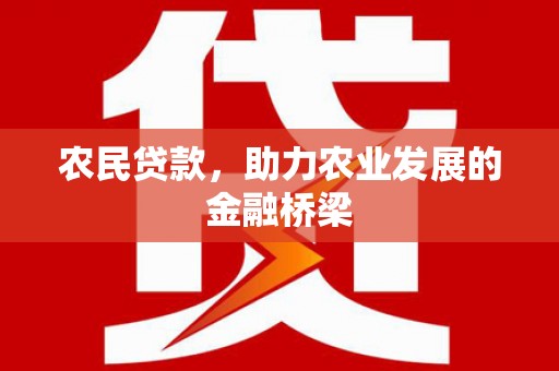 旬阳农民贷款，助力农业发展的金融桥梁