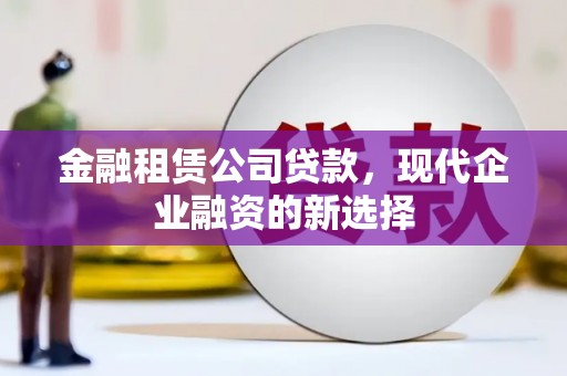 旬阳金融租赁公司贷款，现代企业融资的新选择