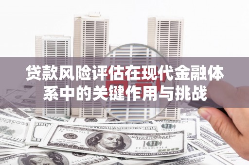 旬阳贷款风险评估在现代金融体系中的关键作用与挑战