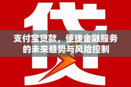 旬阳支付宝贷款，便捷金融服务的未来趋势与风险控制