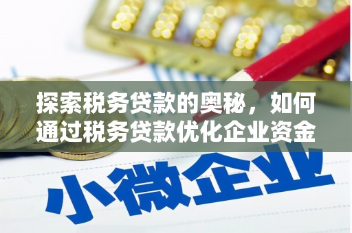 旬阳探索税务贷款的奥秘，如何通过税务贷款优化企业资金流