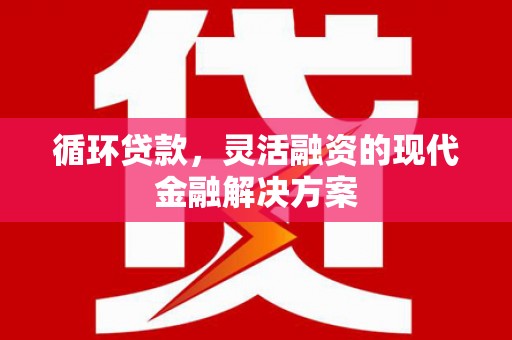 旬阳循环贷款，灵活融资的现代金融解决方案