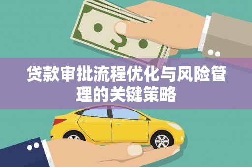 旬阳贷款审批流程优化与风险管理的关键策略