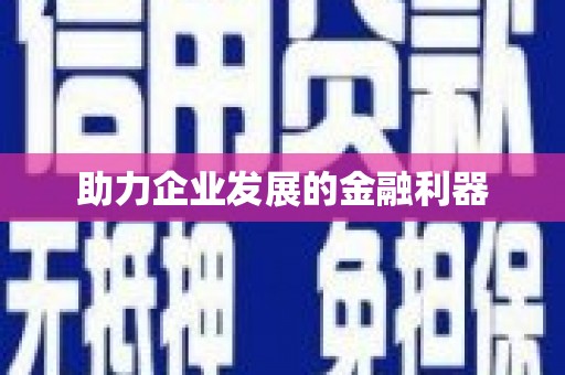 旬阳助力企业发展的金融利器