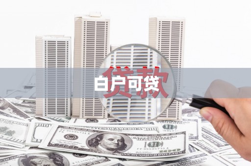 旬阳白户可贷