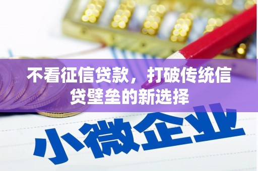 旬阳不看征信贷款，打破传统信贷壁垒的新选择
