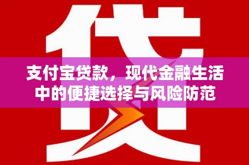 旬阳支付宝贷款，现代金融生活中的便捷选择与风险防范