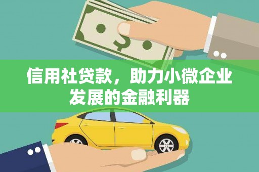 旬阳信用社贷款，助力小微企业发展的金融利器