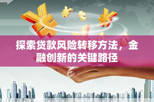 旬阳探索贷款风险转移方法，金融创新的关键路径