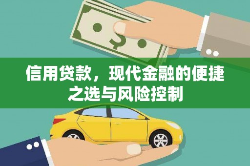 旬阳信用贷款，现代金融的便捷之选与风险控制