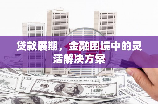 旬阳贷款展期，金融困境中的灵活解决方案