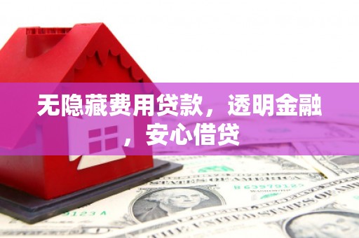 旬阳无隐藏费用贷款，透明金融，安心借贷