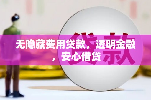 旬阳无隐藏费用贷款，透明金融，安心借贷