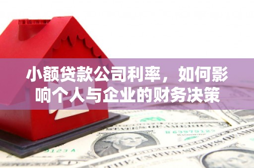 旬阳小额贷款公司利率，如何影响个人与企业的财务决策