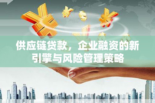 旬阳供应链贷款，企业融资的新引擎与风险管理策略