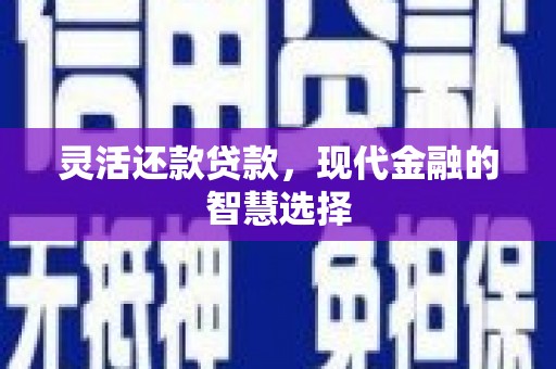 旬阳灵活还款贷款，现代金融的智慧选择