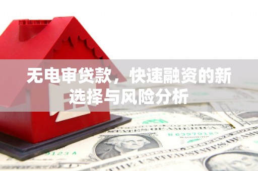 旬阳无电审贷款，快速融资的新选择与风险分析