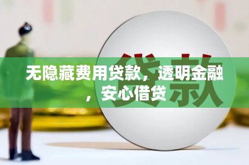 旬阳无隐藏费用贷款，透明金融，安心借贷