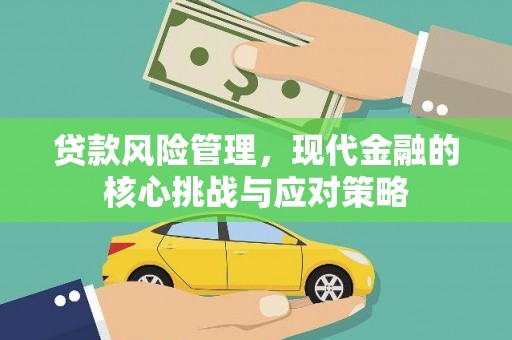 旬阳贷款风险管理，现代金融的核心挑战与应对策略