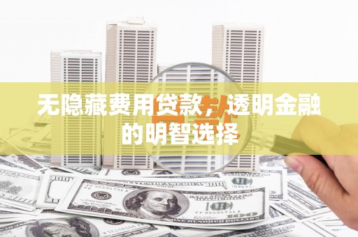 旬阳无隐藏费用贷款，透明金融的明智选择