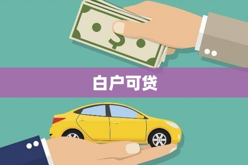 旬阳白户可贷