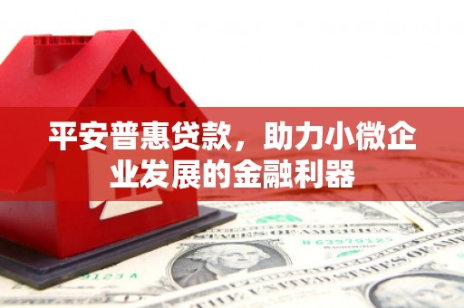 旬阳平安普惠贷款，助力小微企业发展的金融利器