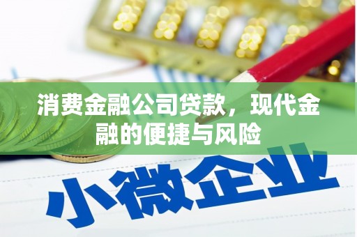 旬阳消费金融公司贷款，现代金融的便捷与风险