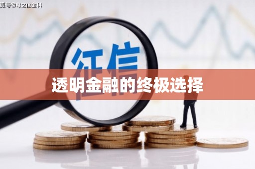 旬阳透明金融的终极选择