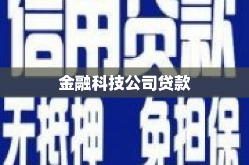 旬阳金融科技公司贷款