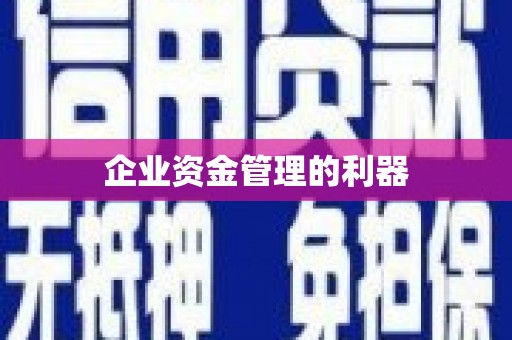 旬阳企业资金管理的利器